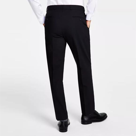 Brooks Brothers Men's Black Wool Blend Regent Classic Suit Pants Size W36 L34 - Picture 2 of 6